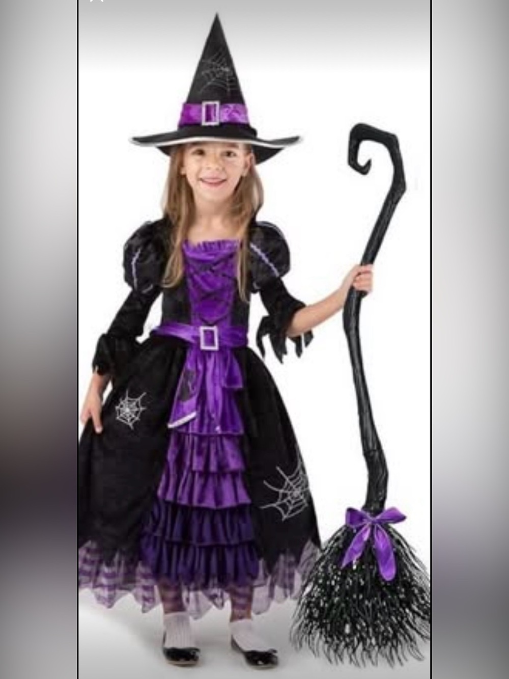 FAIRYTALE WITCH HALLOWEEN COSTUME WITH HAT